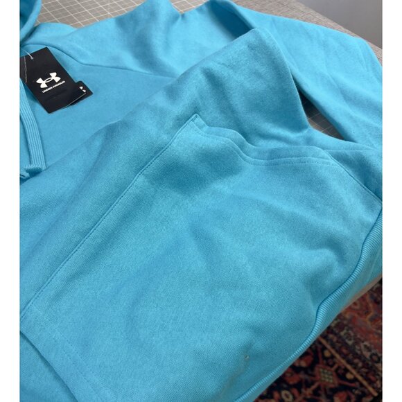 Under Armour Men's Rival Fleece Pullover Hoodie Sz. M Bright Blue - Picture 5 of 12